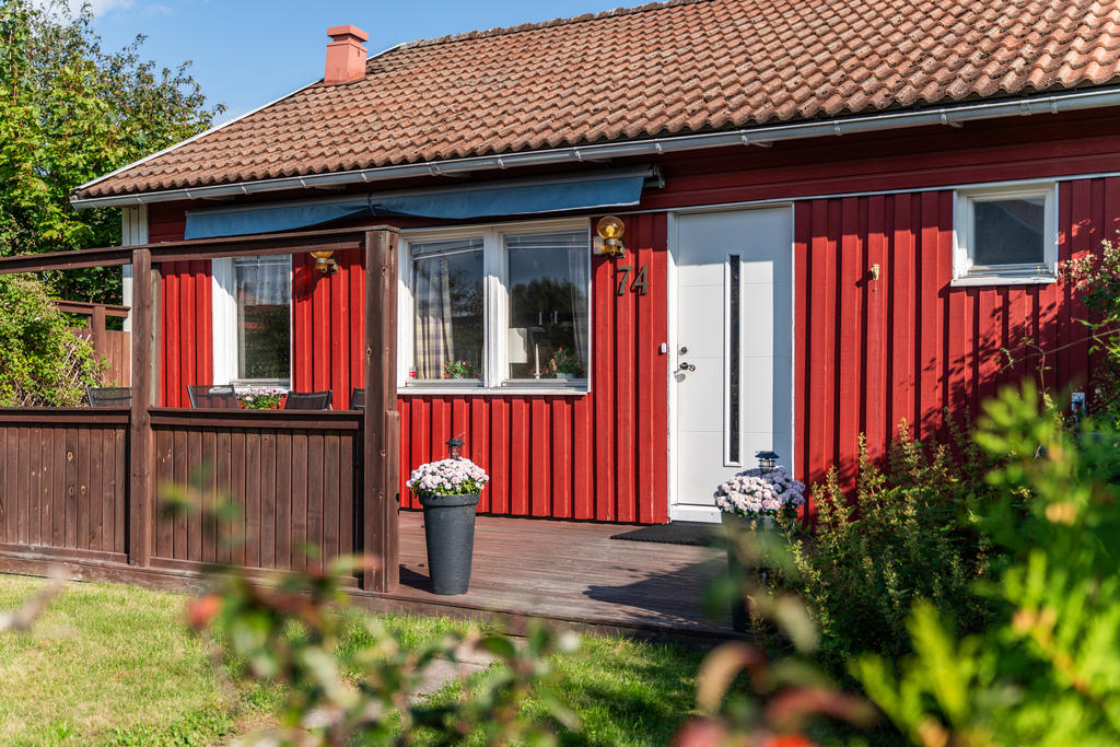 Entrén på övre plan