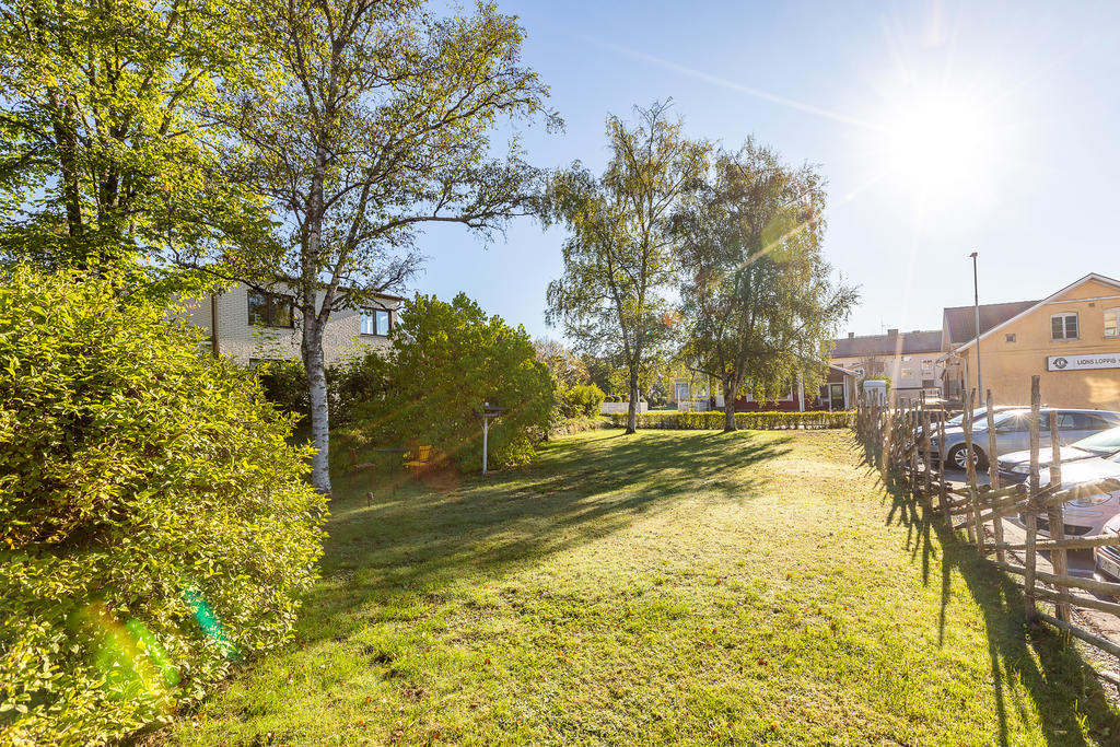 Mycket gröna ytor att nyttja för de boende
