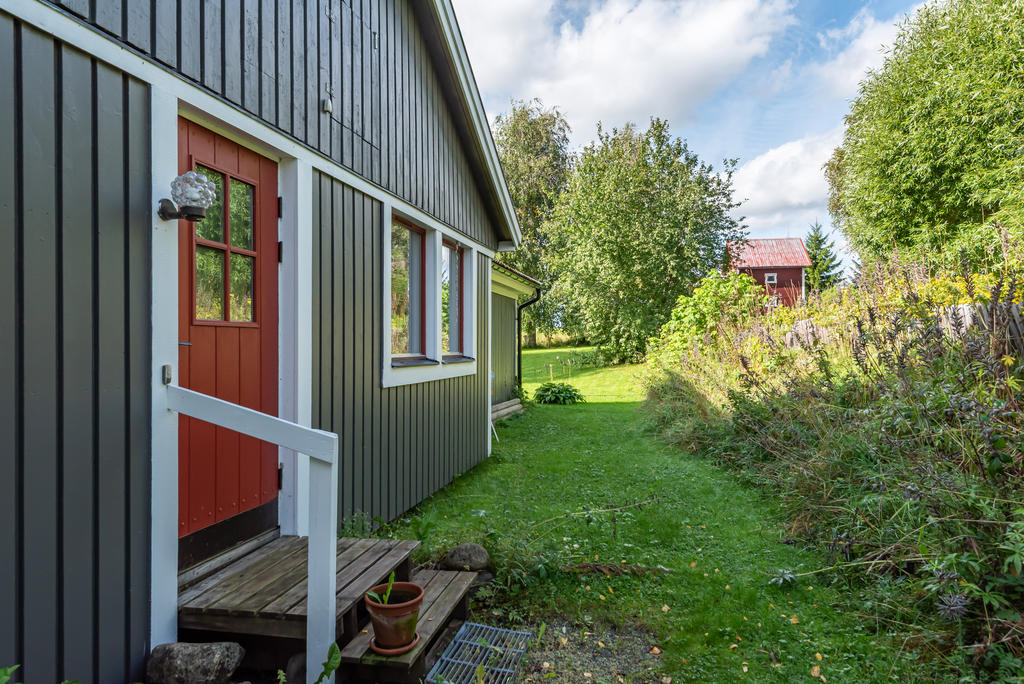 Separat ingång till lägenheten