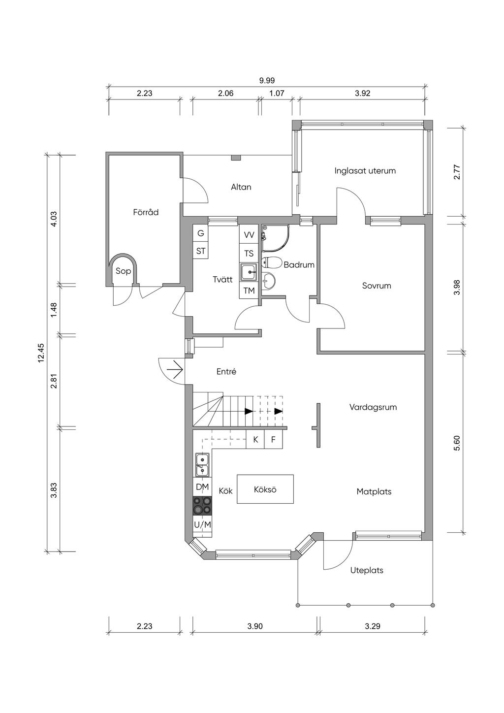 Planlösning entréplan