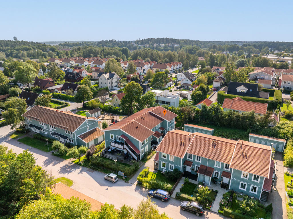 Drönarvy från norr