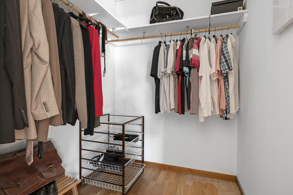 Walk in closet, övervåning