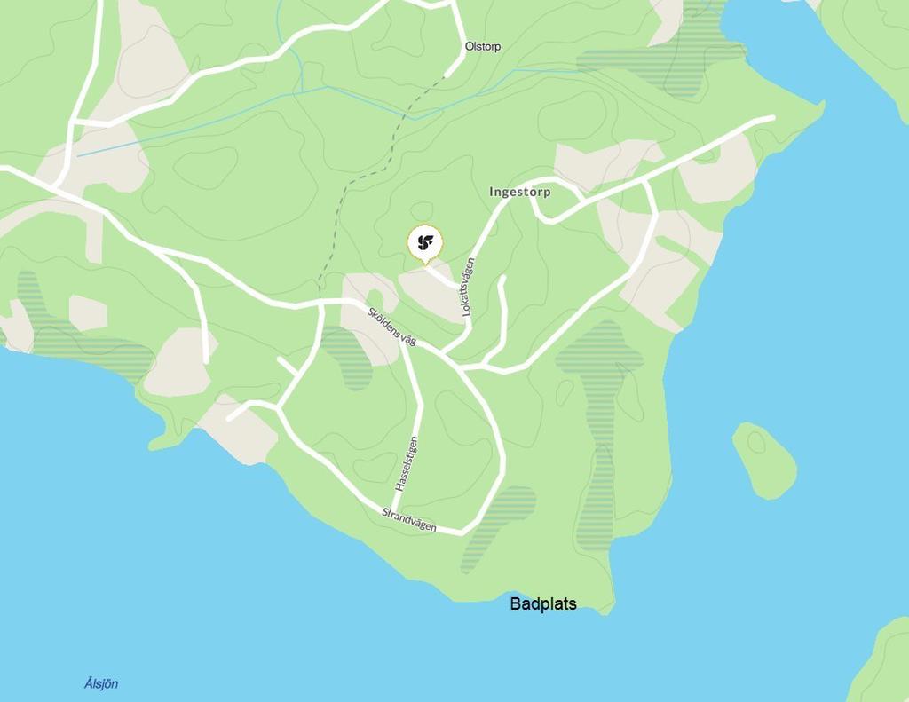 Karta över Ingestorp