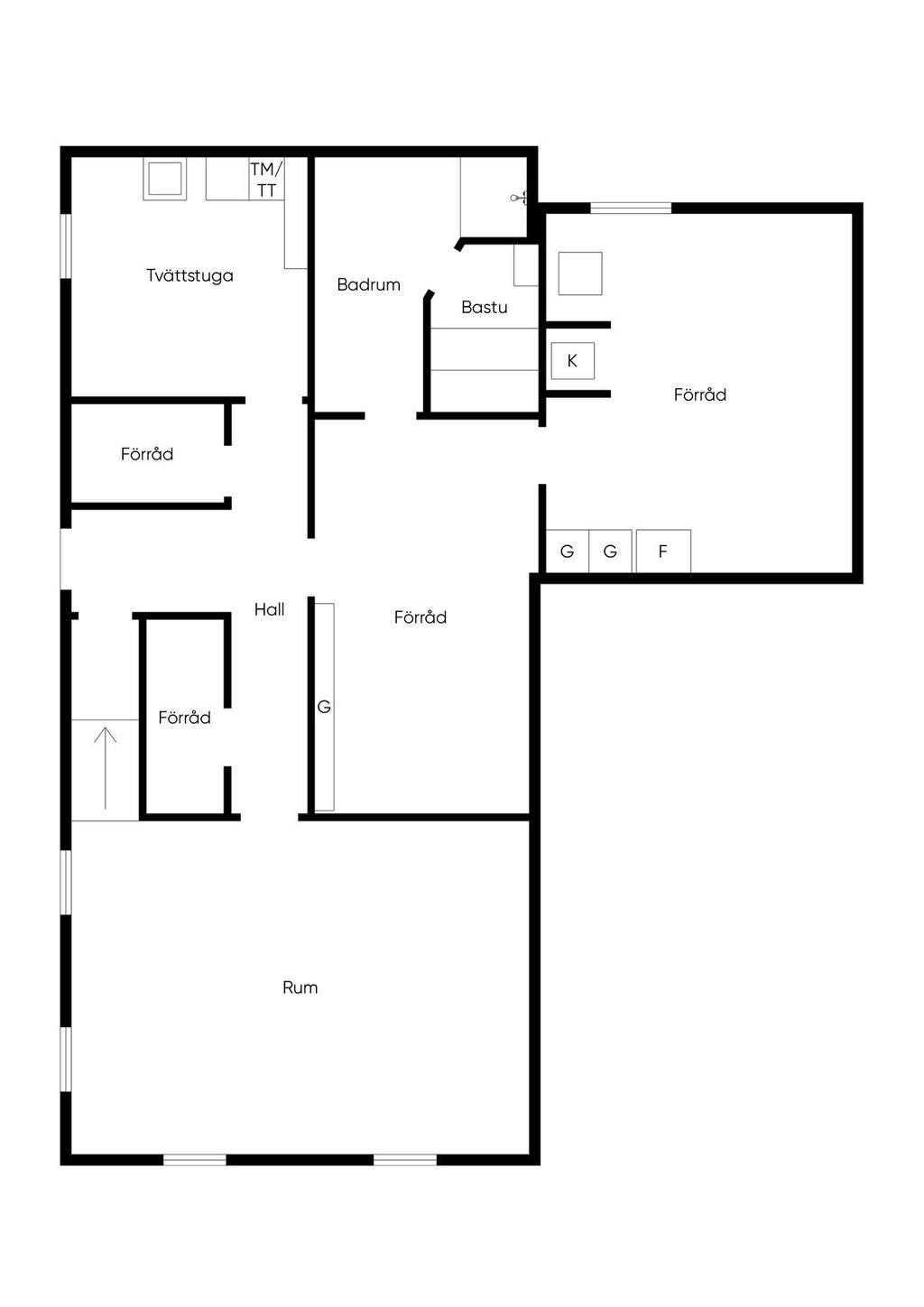 Planlösning Källarplan