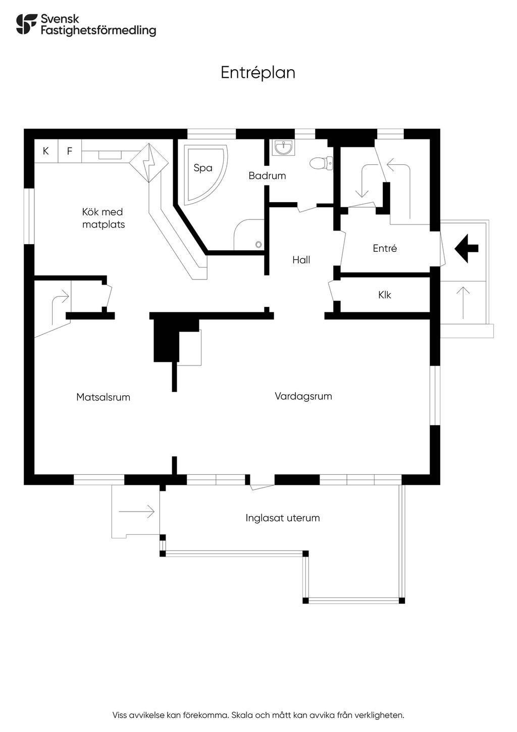 Planlösning entréplan