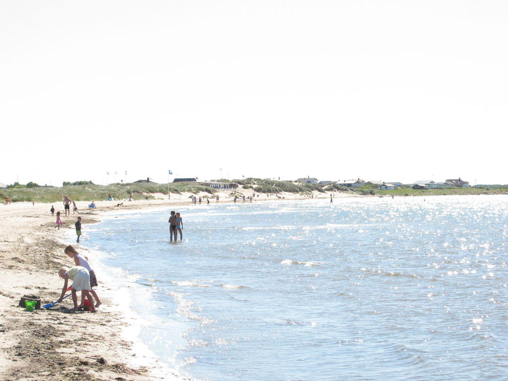 Glommens vackra sandstrand.
