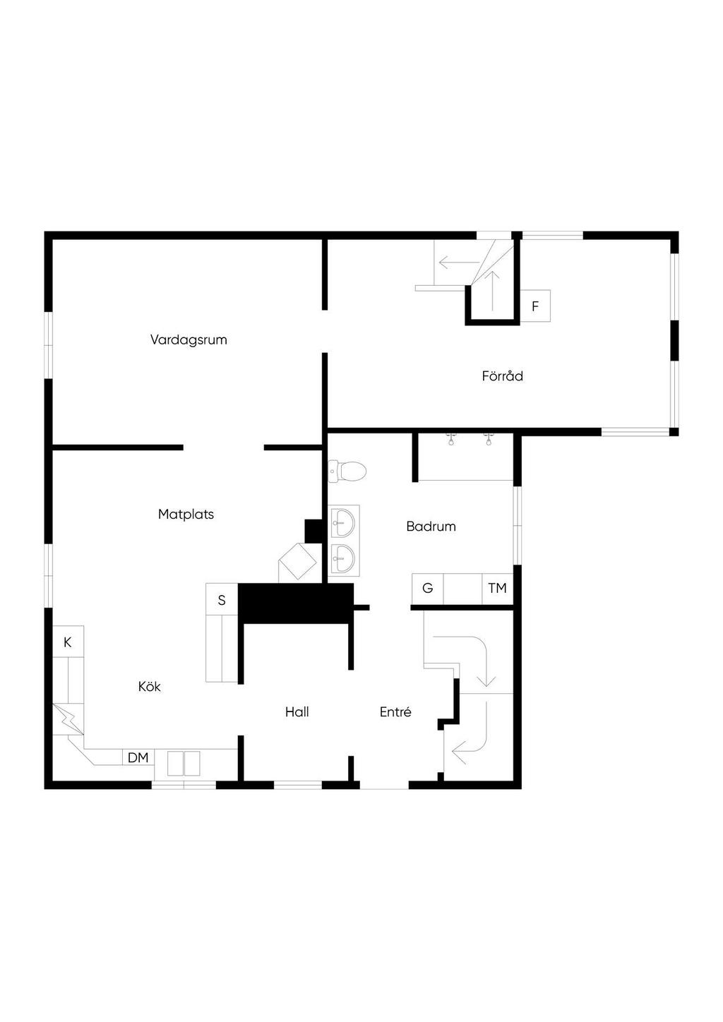 Planlösning - Entréplan
