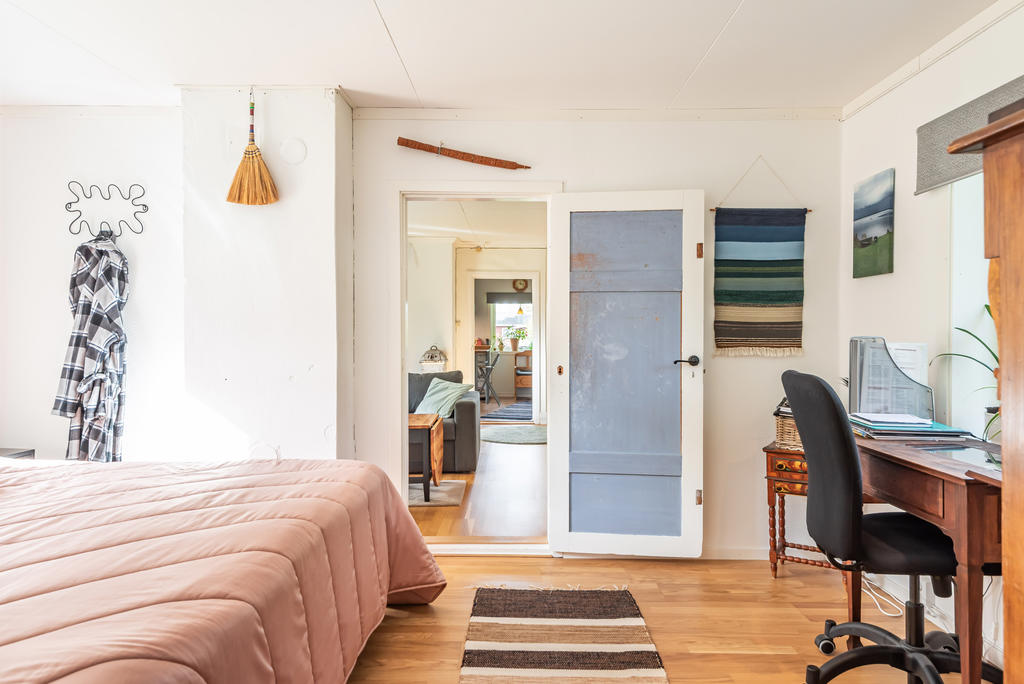 Kontorsplats i sovrummet 