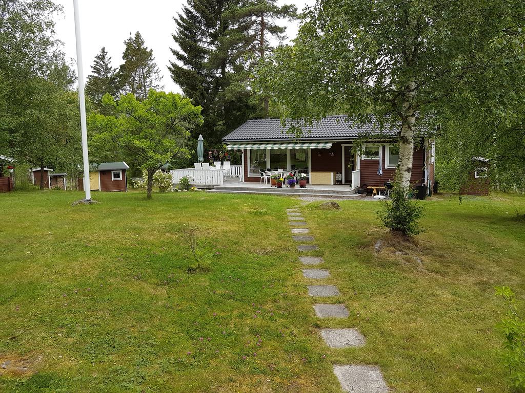 Huvudbyggnad och del av tomt