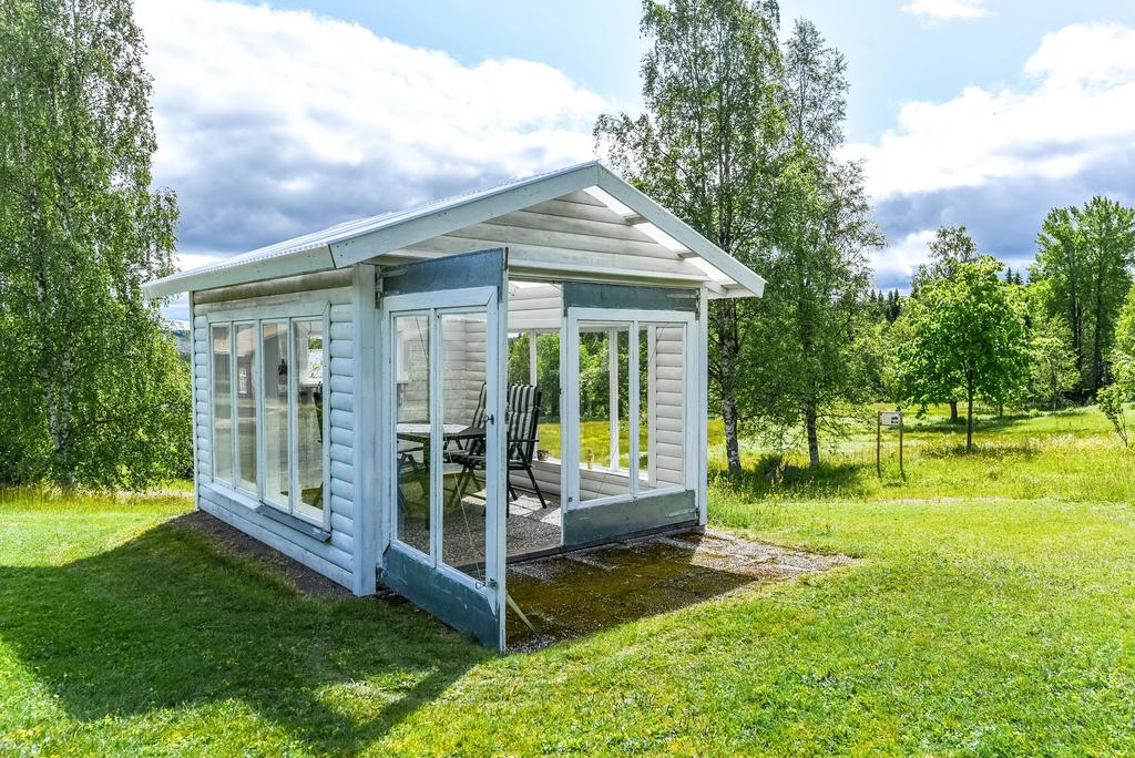 Inglasat Uterum/växthus