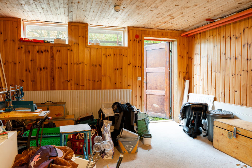 Förvaringsrum i källaren