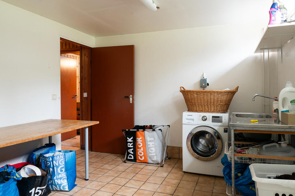 Tvättstuga i källaren