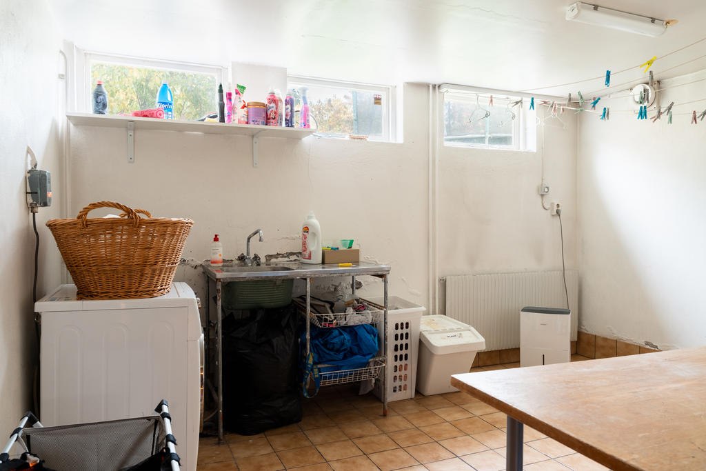 Tvättstuga i källaren