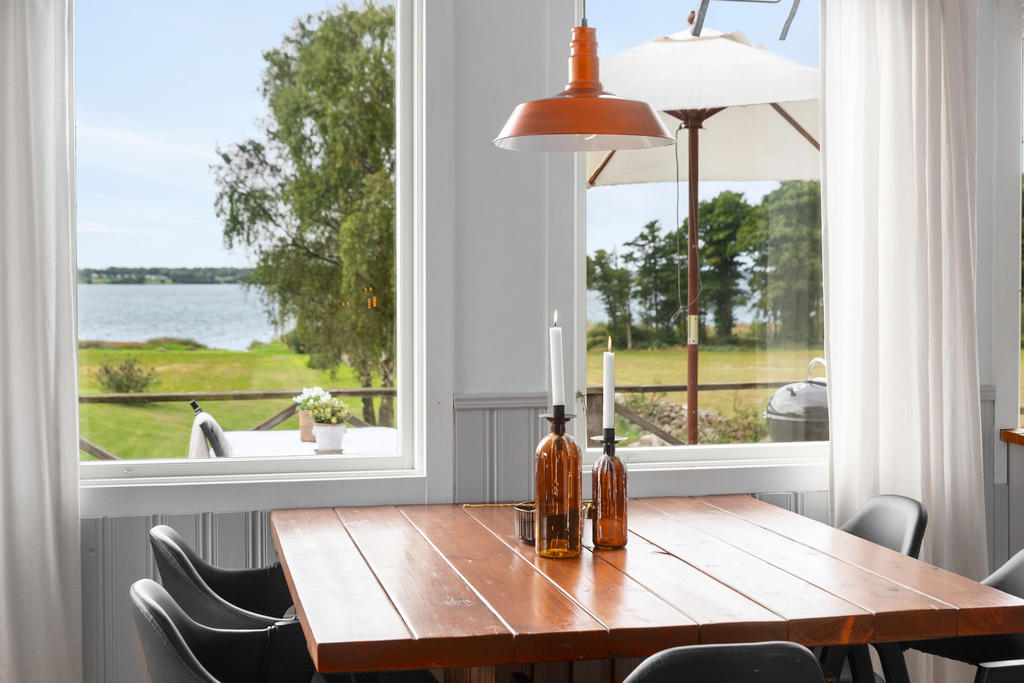 Härlig utsikt från matplats 