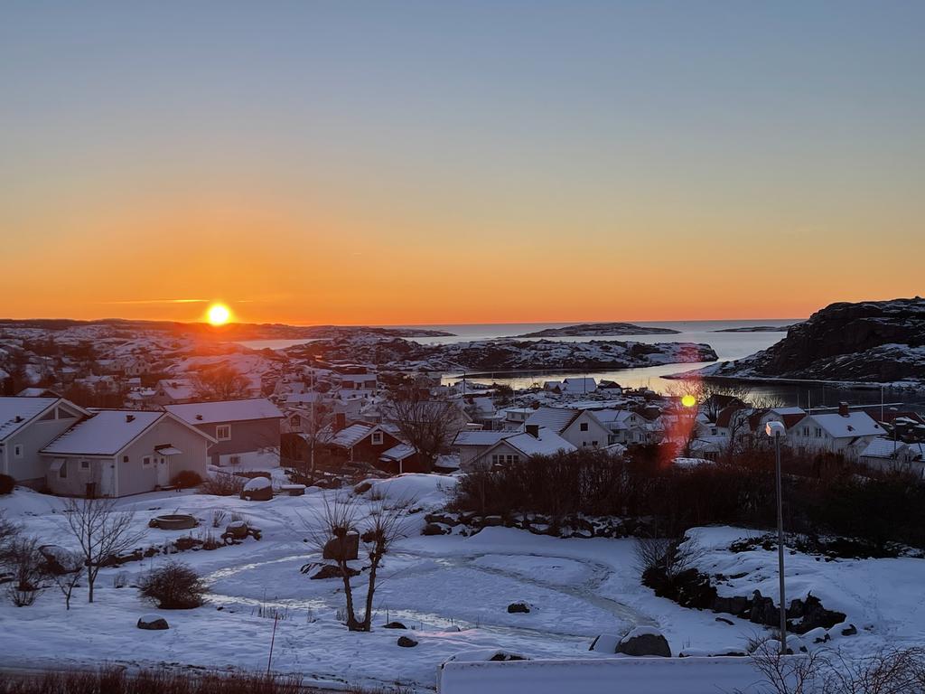Säljarens bild på solnedgång 