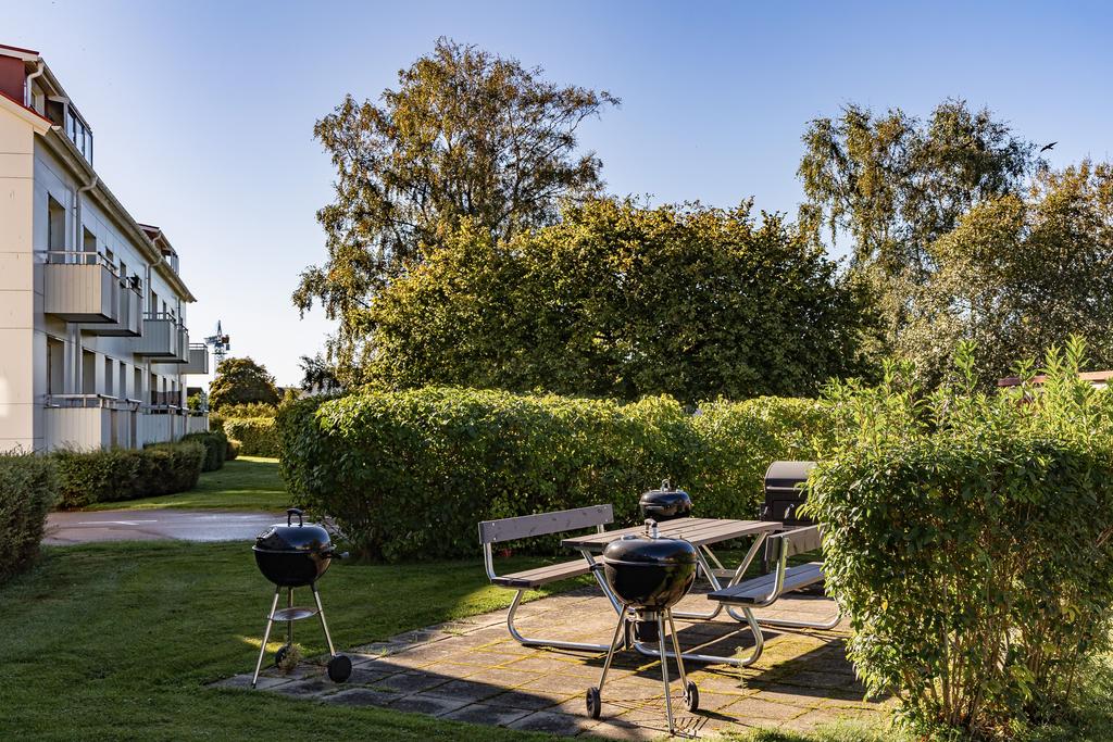 Gemensam grillplats. 