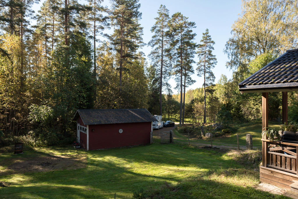 Del av trädgård.