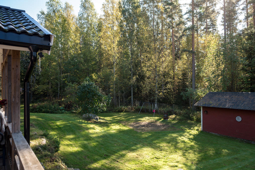 Del av trädgård.