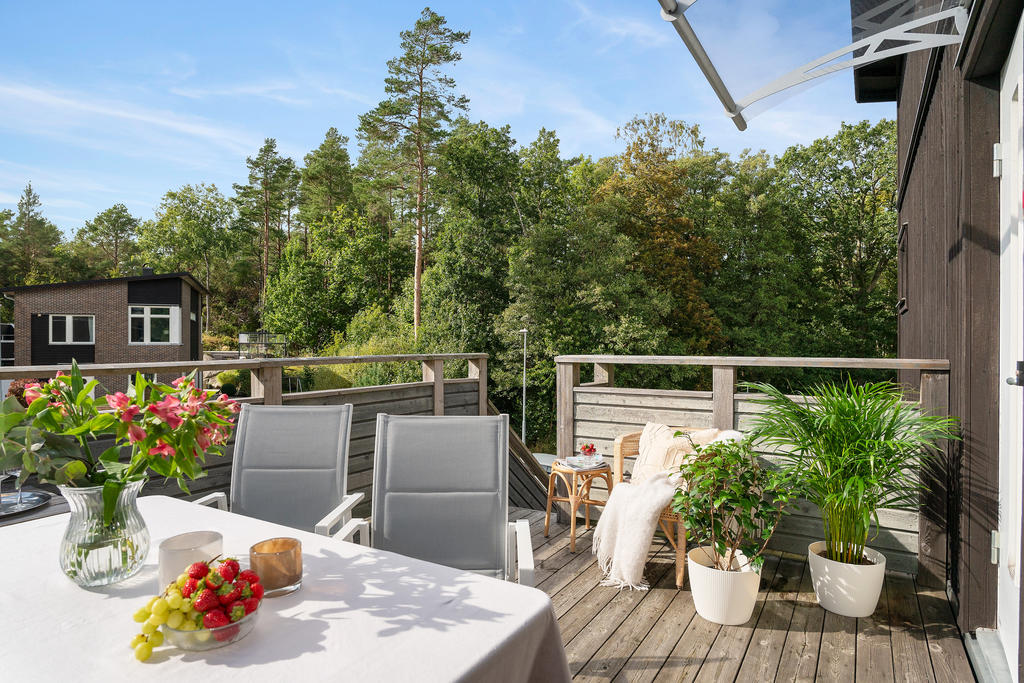 Vacker vy med natur nära inpå