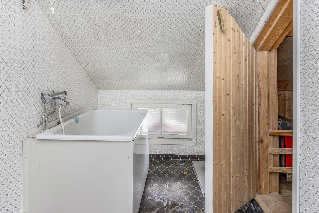 Badrum på övre plan