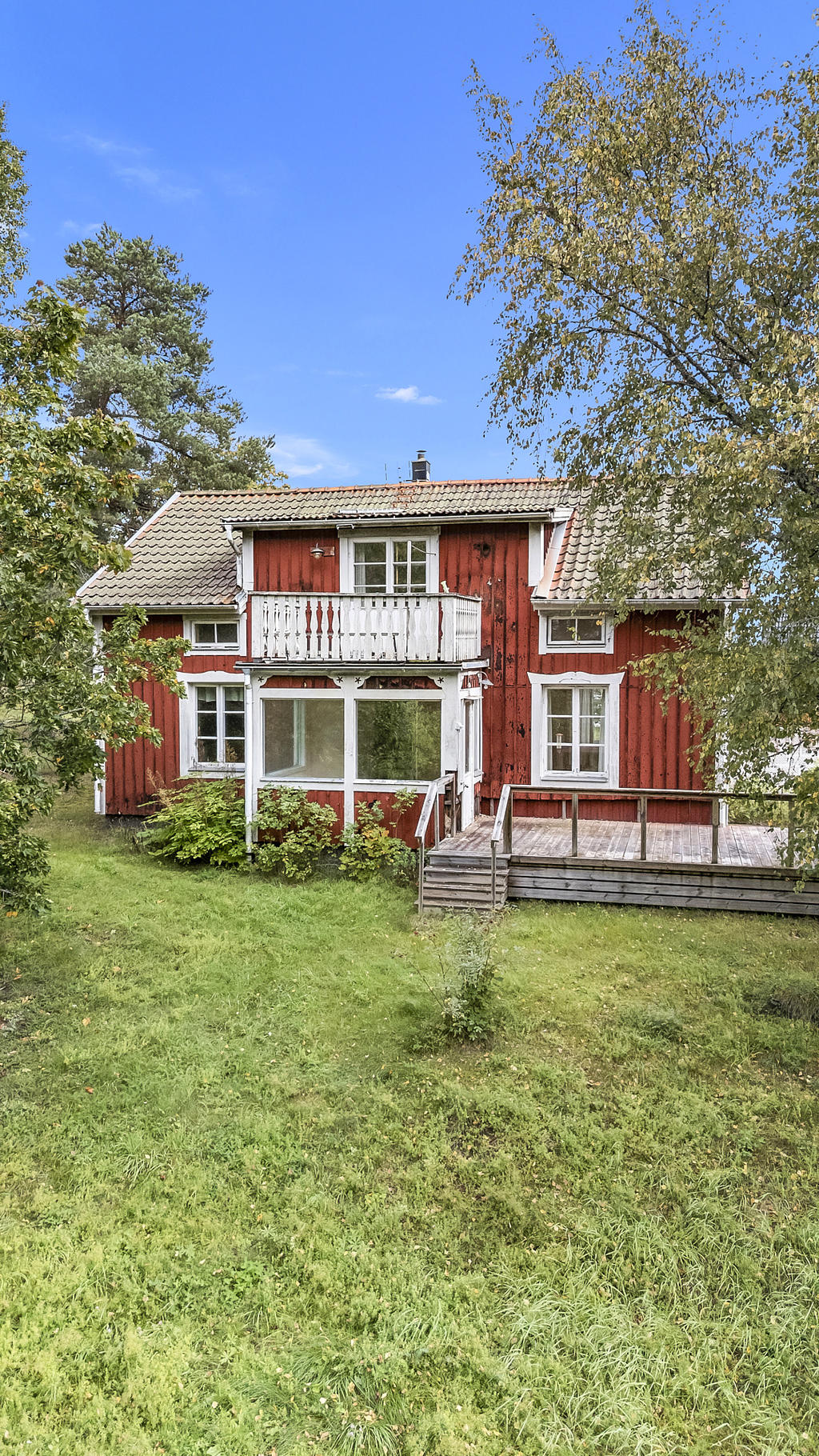 Trädgård mot väster