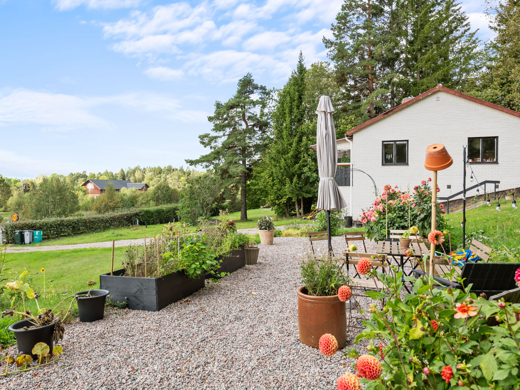 Exteriör. Vacker utsikt över öppet landskap. 
