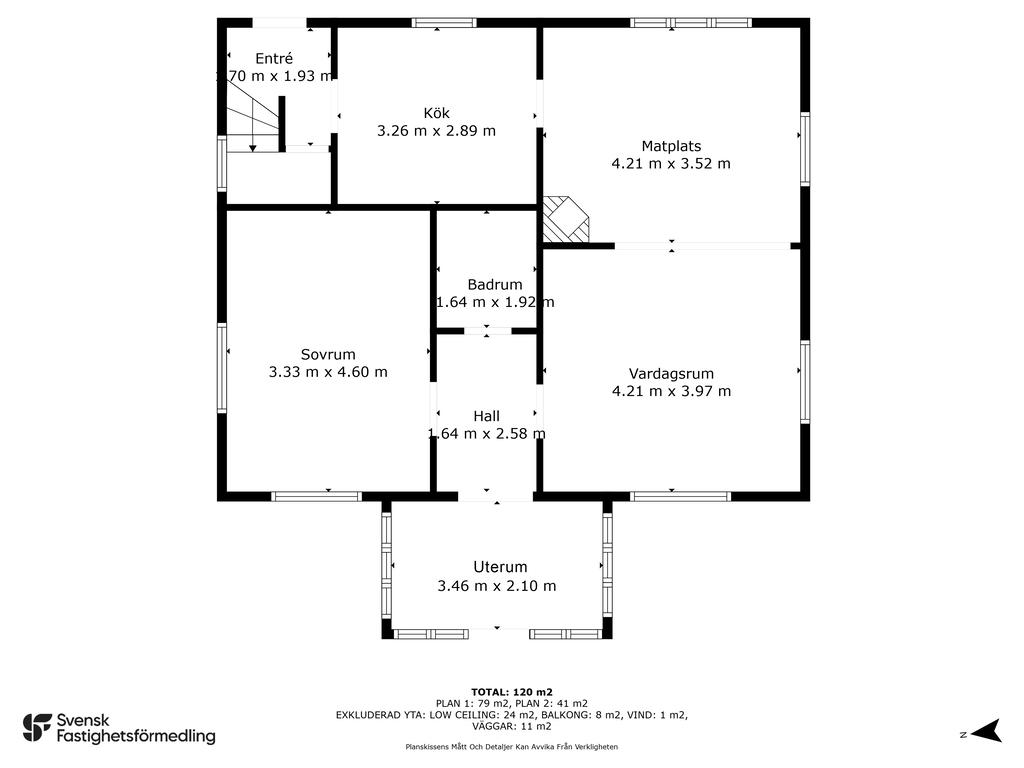 Planlösning bottenplan mått