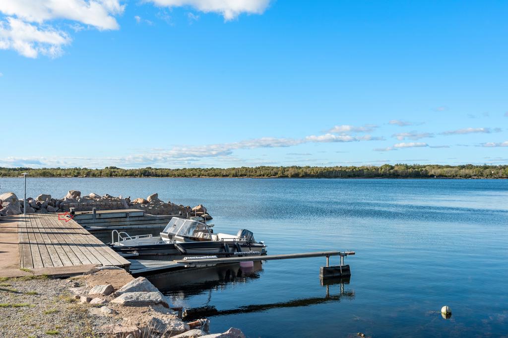 Båtplats. Se pil
