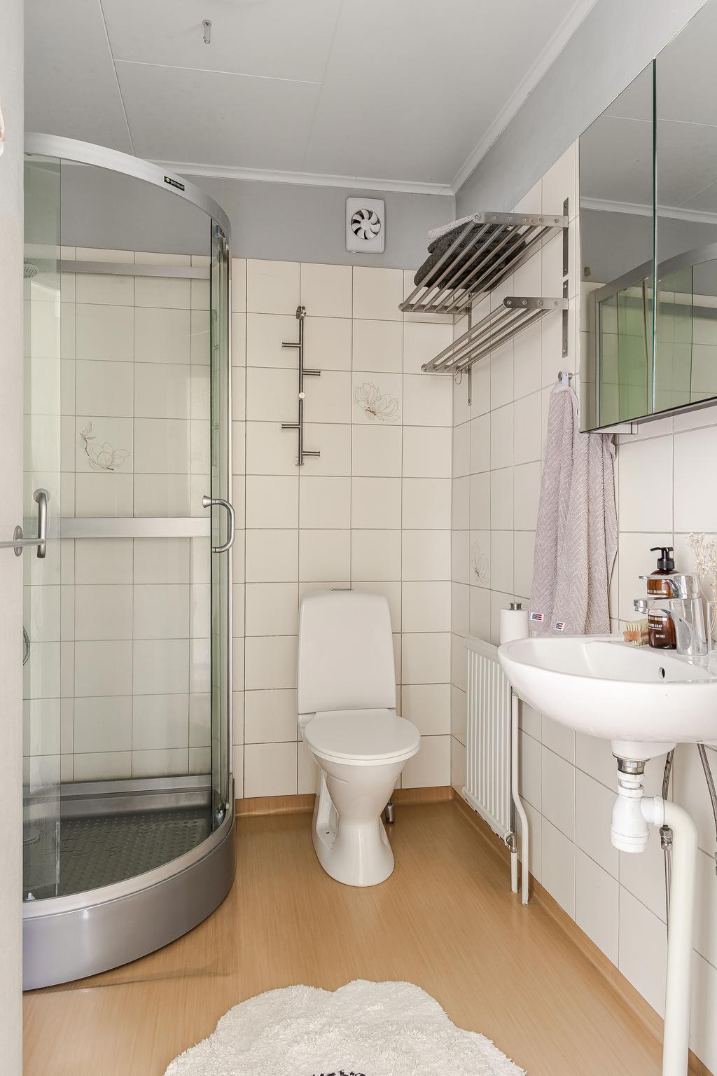 Badrummet på entréplan