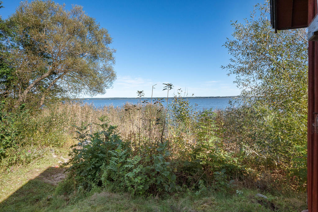 Liten badvik nedanför bastun