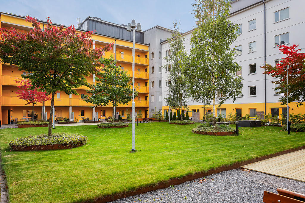 Välskött och fräsch utemiljö och  omgivning