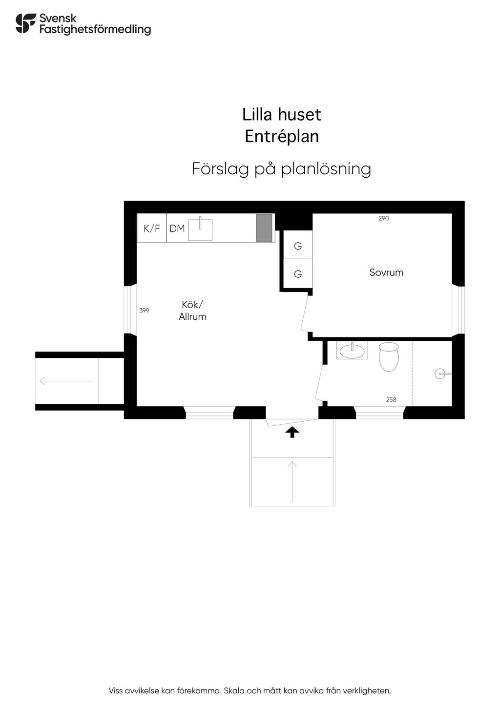 Lilla huset Entréplan (förslag)