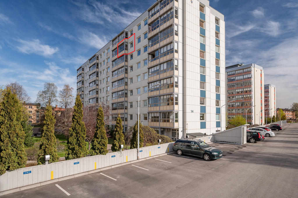 Belägen på 7:e våningen!