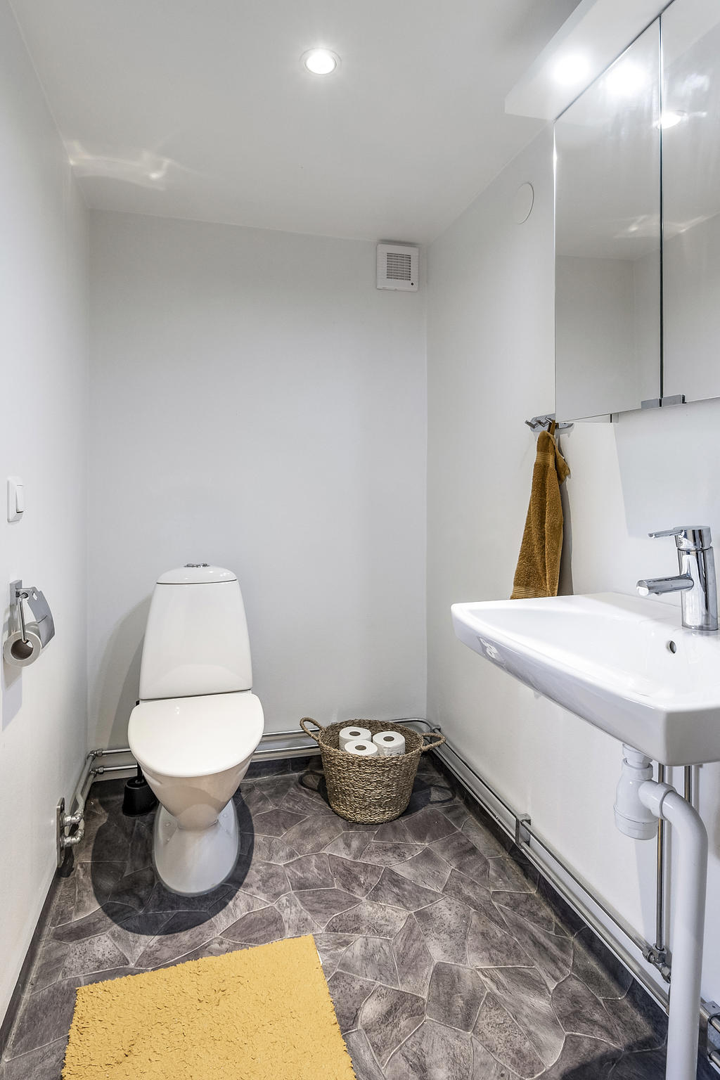 Wc i källarplan