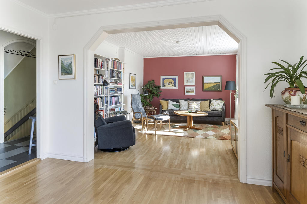 Öppet in till tv rum eller allrum