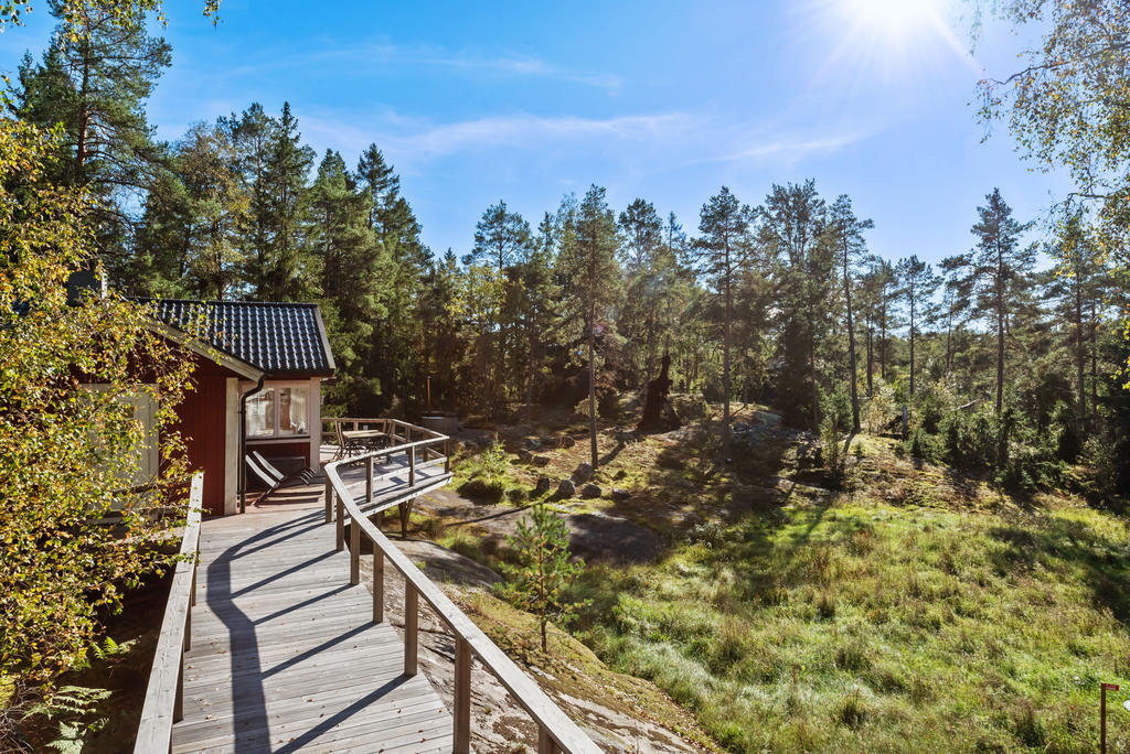 Gångbro mellan husen
