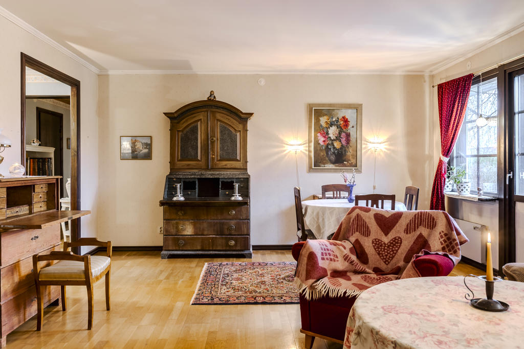 Vardagsrum från kontor