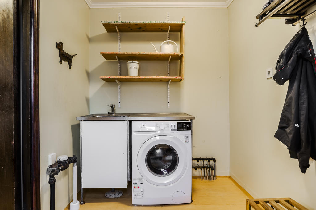 Tvättstuga från grovingång