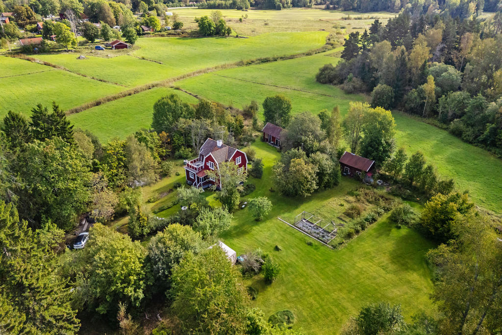 Hästhagsvägen 7, drönarbild