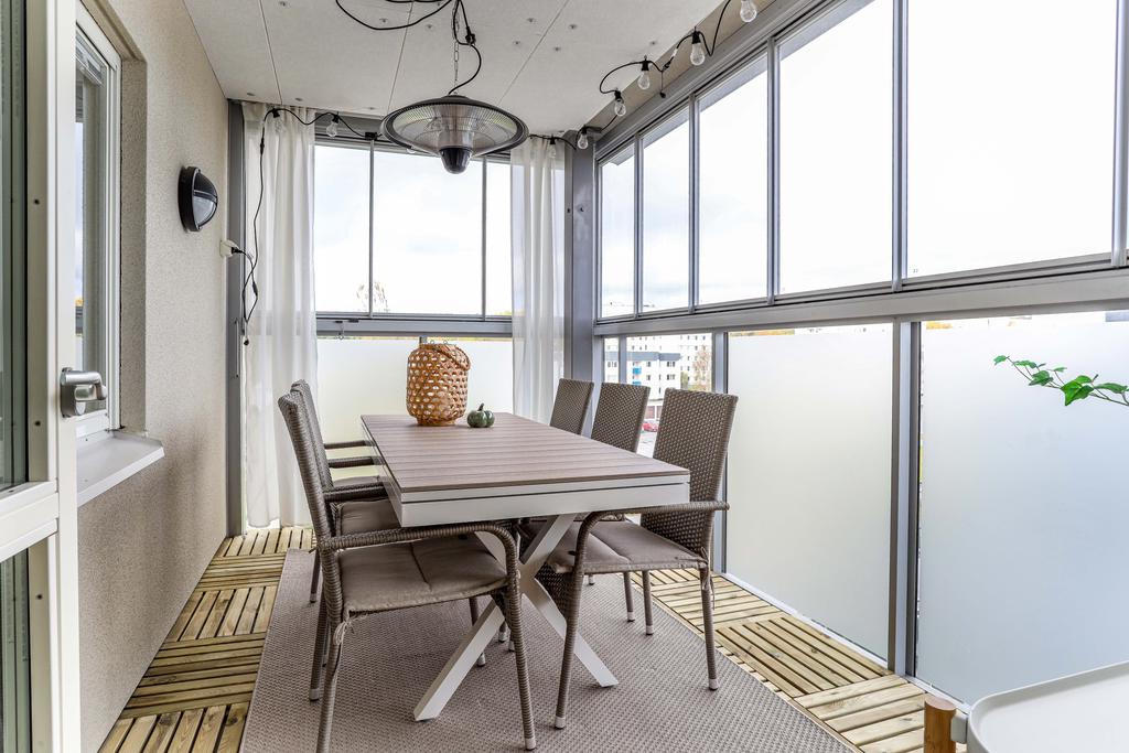 Balkong 2 är perfekt för socialt umgänge