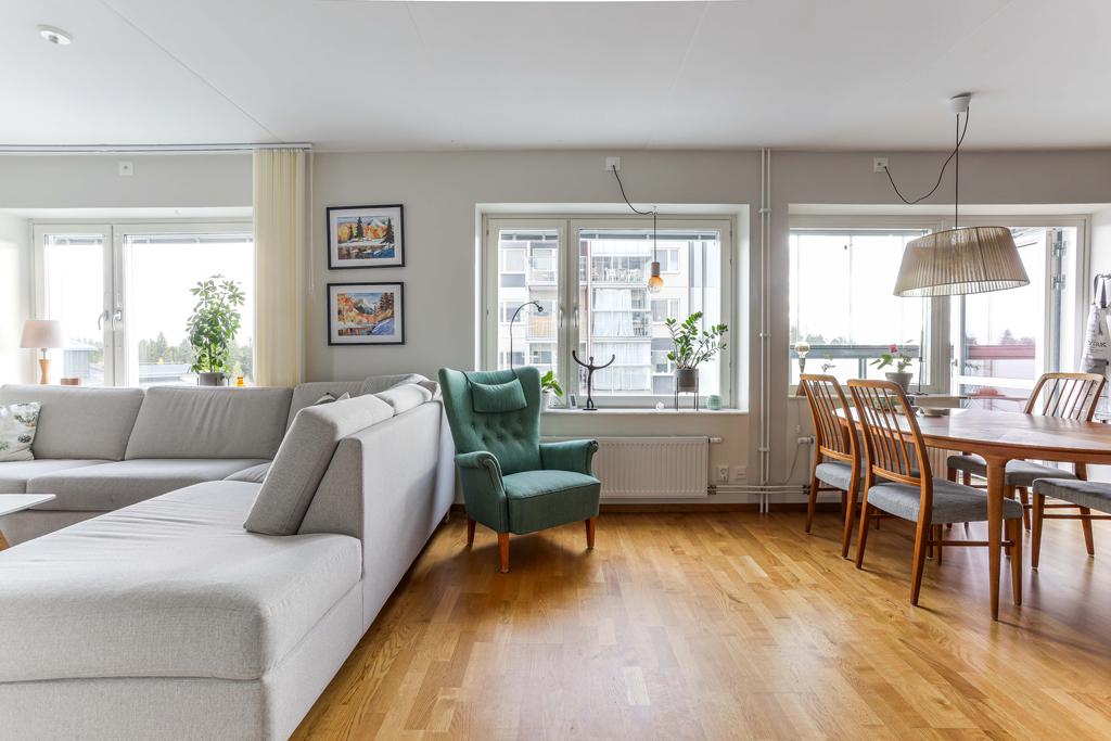 Välkommen in i öppen planlösning