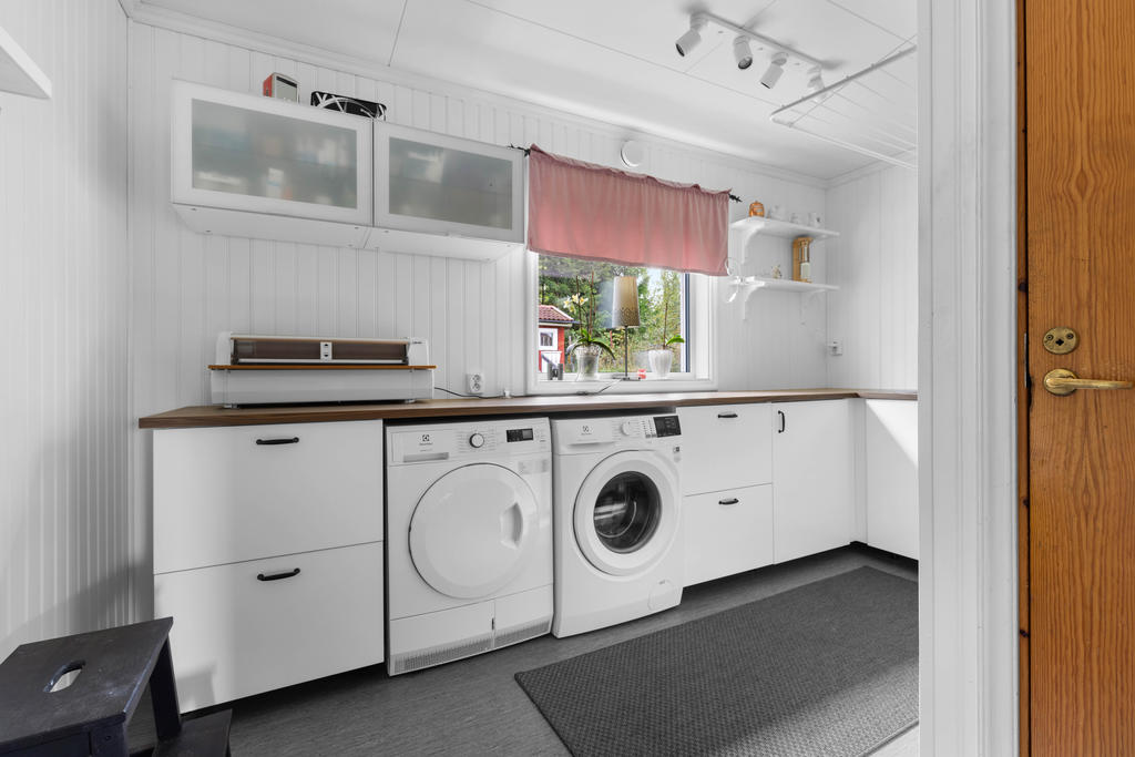 Tvättstuga som helrenoverades 2022