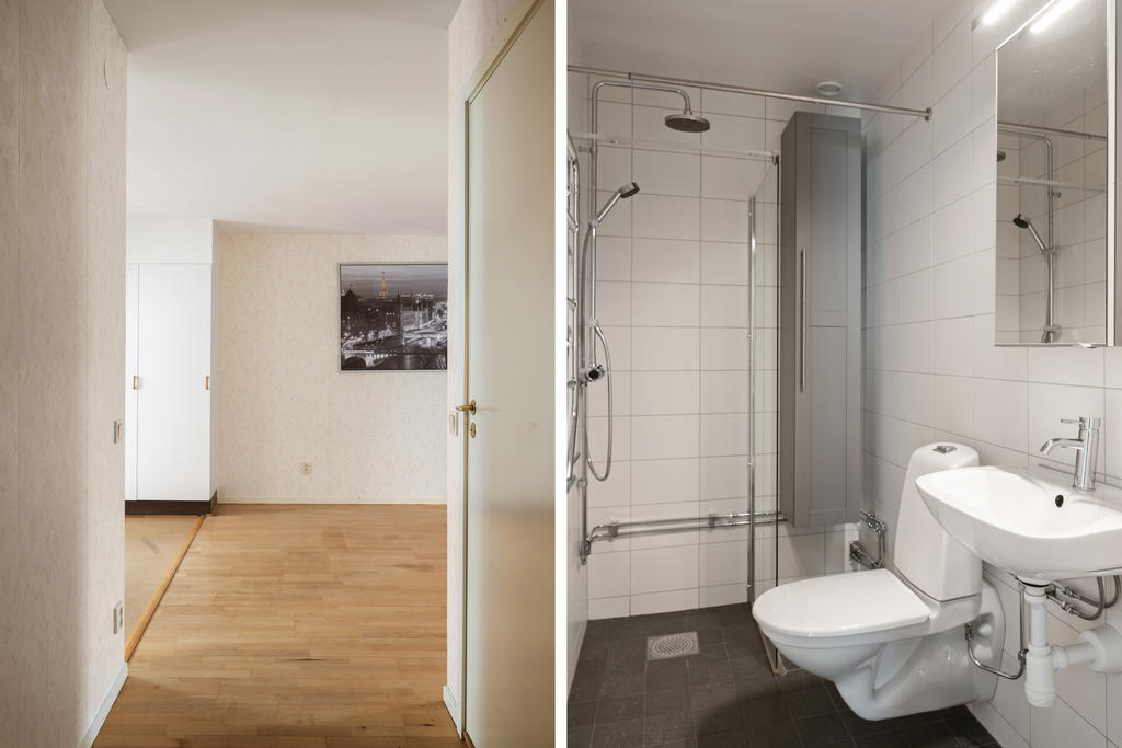 Smakfullt renoverat badrum