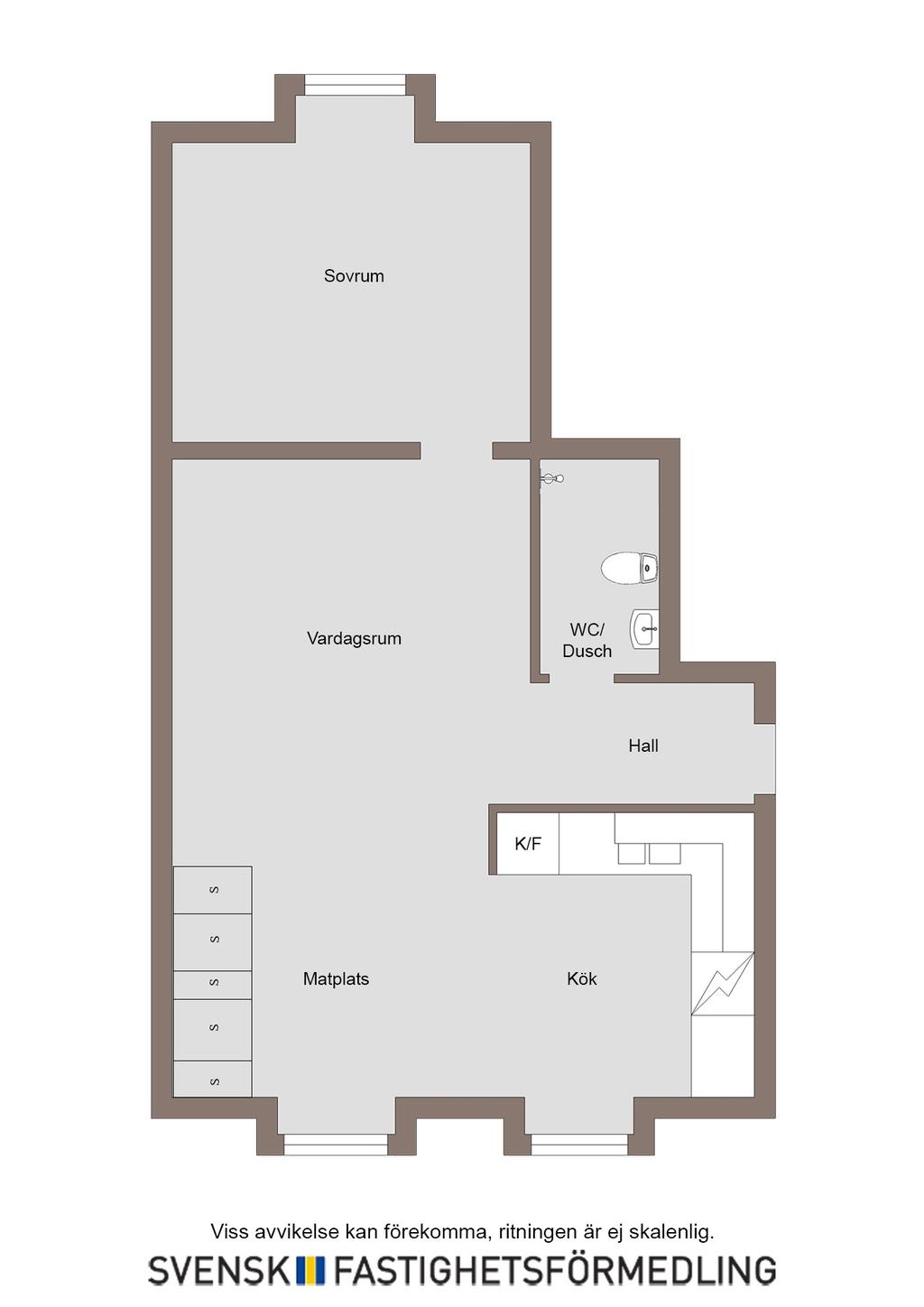 Planritning Kopparvägen 18