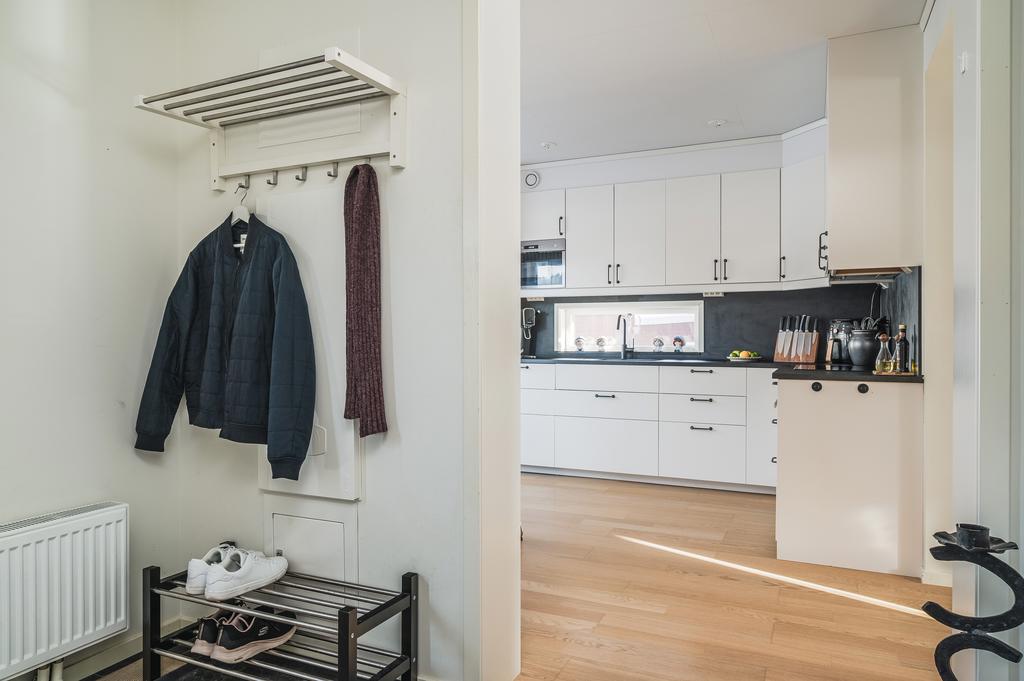 Köket i anslutning till hallen