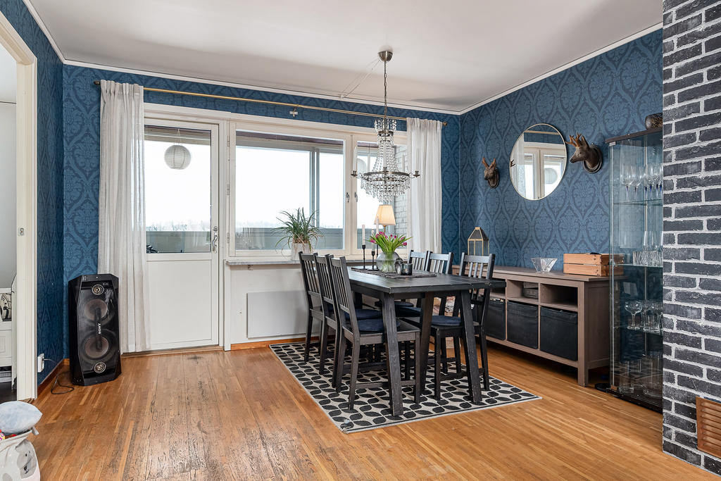 Matsalsdel i vardagsrum