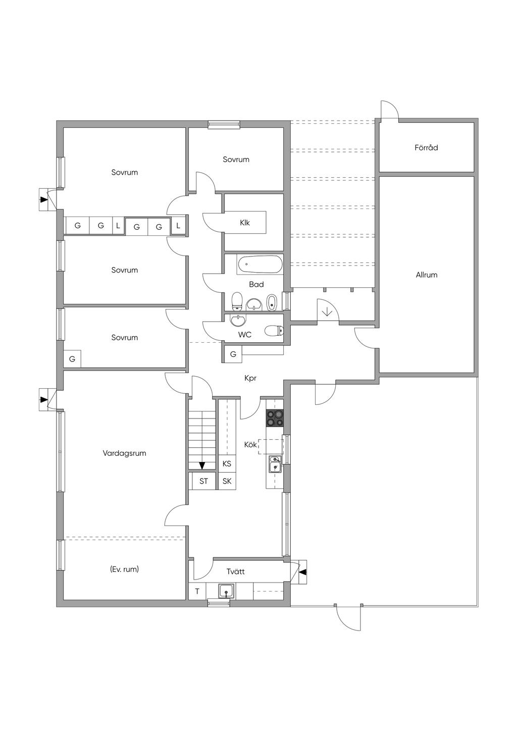 Planlösning 2D