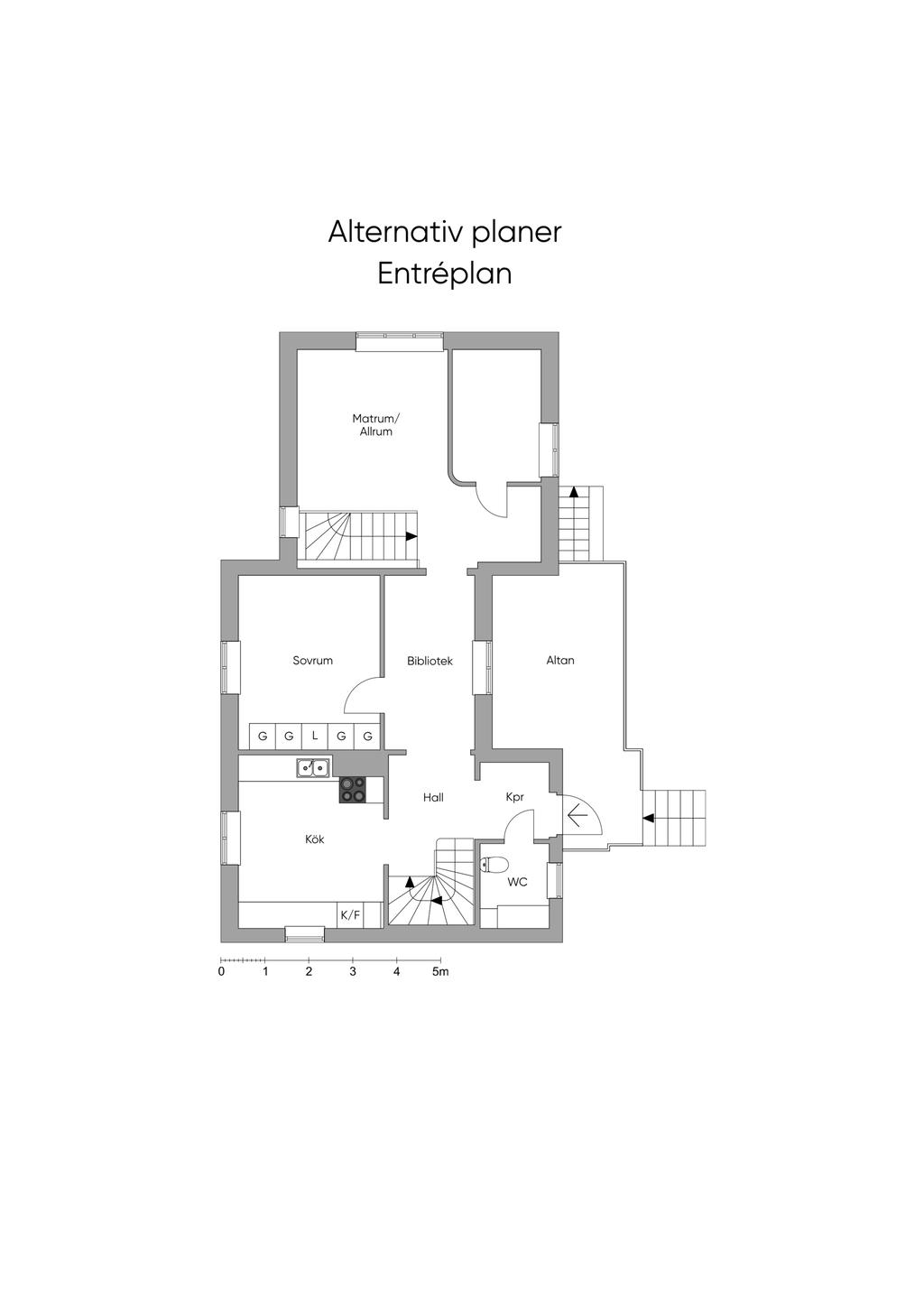 Alternativ planlösning