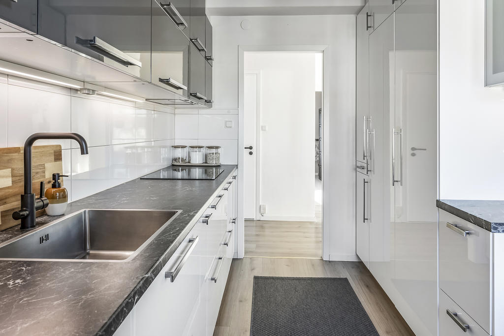 Kök mot hall