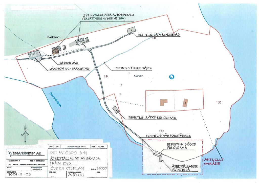 Situationsplan  bygglov Raskeröd